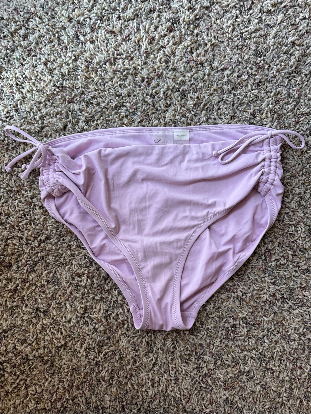 Cala High Waisted Bikini Bottoms with Side Ties
